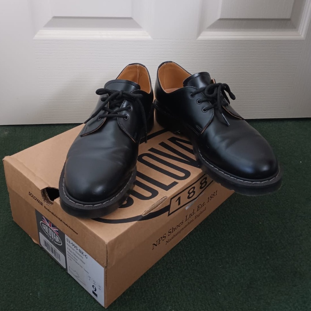 Solovair Dr. Martens 3 eye Gibson shoe